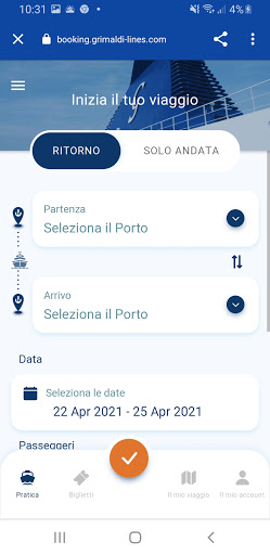 Grimaldi Lines Screen 3
