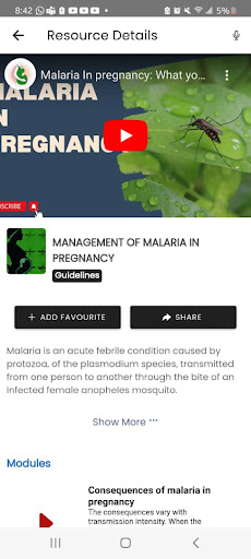 Android application Safe Mama screenshort