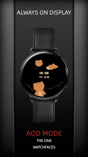 Cute Little Tiger For Wear OS Screen 3