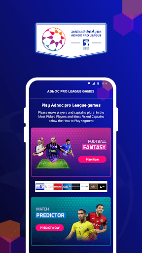 Android application ADNOC PRO LEAGUE Fantasy screenshort