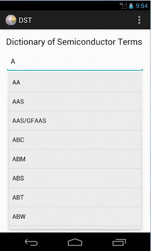 Dict of Semiconductor Terms Screen 2