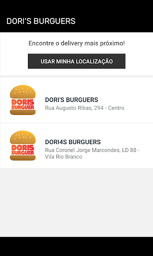 Android application Dori's Burguers screenshort