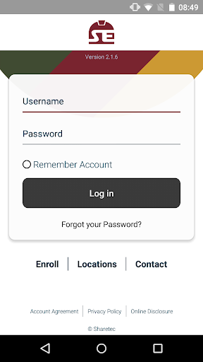 Android application Select Employees Credit Union screenshort