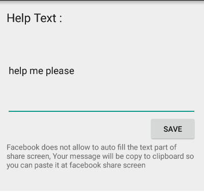 Panic Button Screen 3