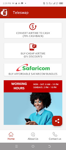 Teleswap: Buy & Trade Airtime Screen 2
