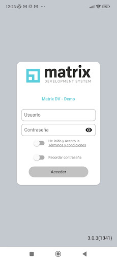Android application Connect screenshort