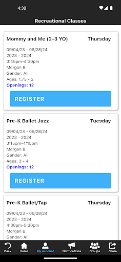 Holy City Dance Center Screen 3