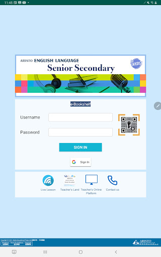 Android application Aristo e-Bookshelf Eng - SS screenshort