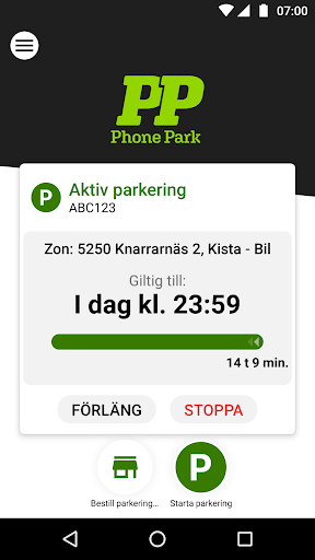 Android application Phone Park screenshort