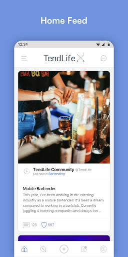 Android application TendLife Network screenshort