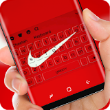 Red Nike Keyboard icon
