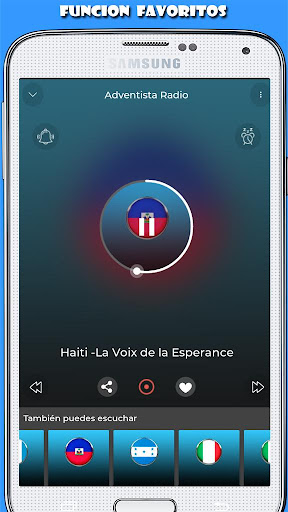 Adventista Radio 40+ países Screen 3