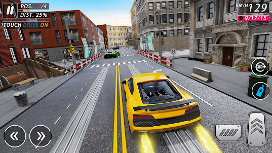 아케이드 레이서 3D 자동차 경주 시뮬레이션