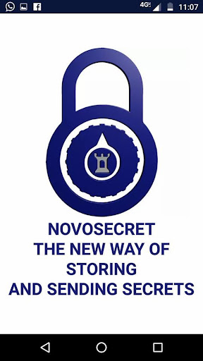 Android application NOVOSECRET screenshort