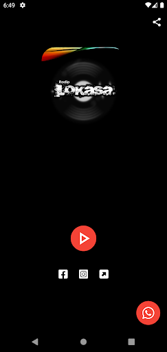 Android application Radio Lokasa screenshort