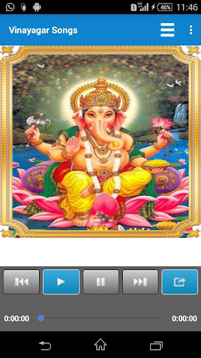 Android application Vinayagar Songs screenshort