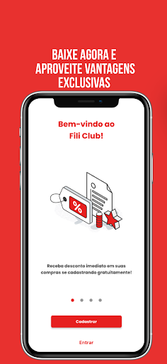 Android application Fili Club screenshort