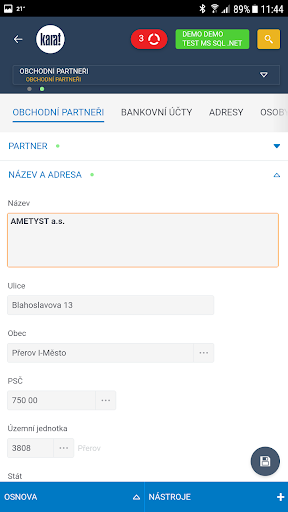 Android application KARAT Mobile screenshort