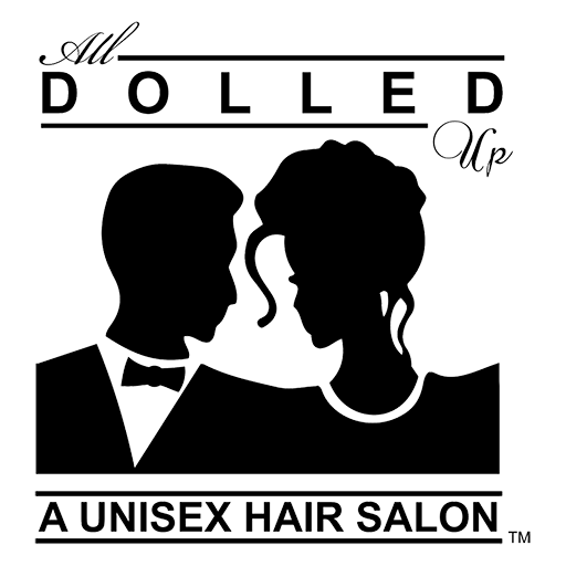 All Dolled Up Salon and Stores logo