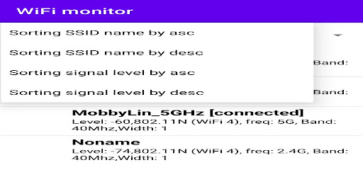 my Wi-Fi viewer and analyzer Screen 3