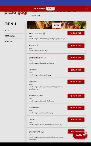 Pizza Yogi Screen 3