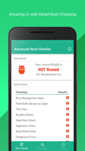 Advanced Root Checker Screen 2