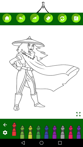 Raya  last Dragon Coloring