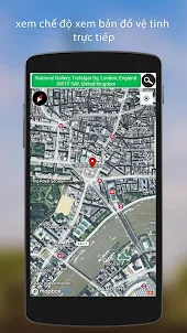 GPS bản đồ trực tiếp vệ tinh