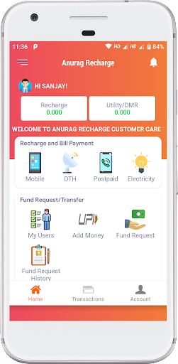 Anurag Recharge Screen 3