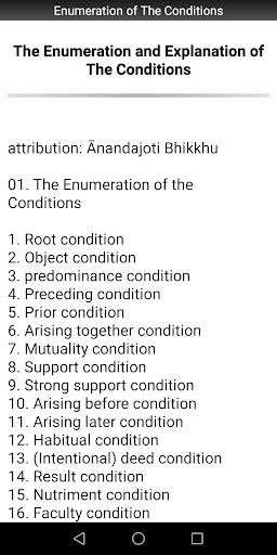 Enumeration of The Conditions Screen 2