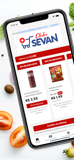 Android application Clube Sevan screenshort