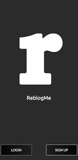 Android application ReblogMe screenshort