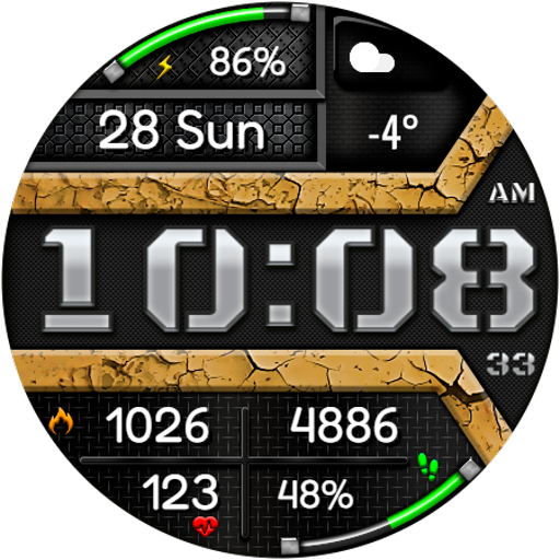Get Digital DISAR Sport Watch face for Android Aso Report