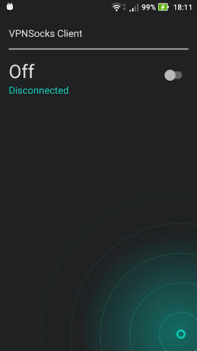 VPNSocks Client Screen 2