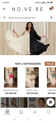 Android application NOVERE screenshort