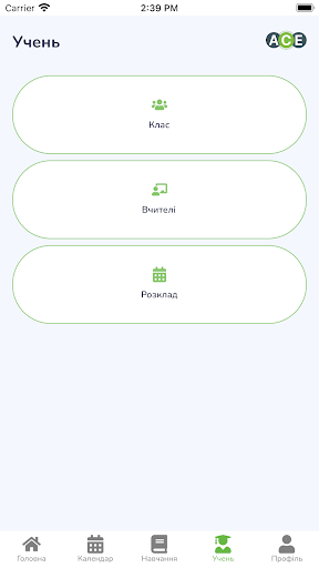 ACE School Screen 3