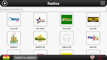 screenshot of Ghana Radio FM
