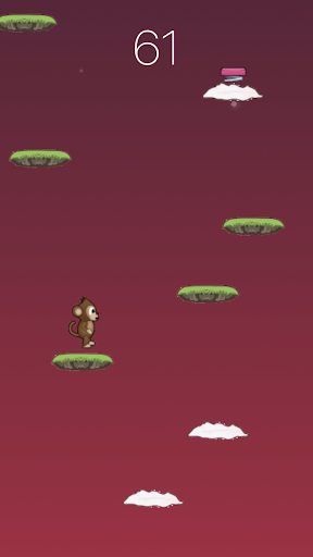 Android application Monkey Jump screenshort
