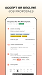 screenshot of Self-employed jobs Wecasa Pro