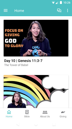 Android application J Quest Ministry screenshort