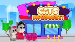 Cat games for kids: shop games - Screenshot 1