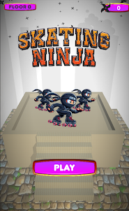 Skating Ninja Lift Game