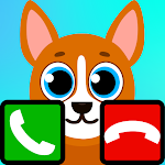 Cover Image of Download fake call talking dog game 8.0 APK
