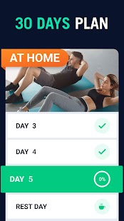 30 Day Fitness Challenge Screenshot