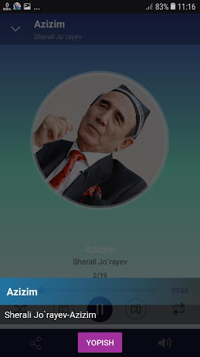 Sherali Jo`rayev qoshiqlari Screen 3