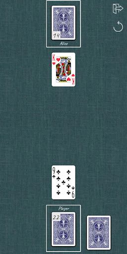 Android application War Card Game screenshort