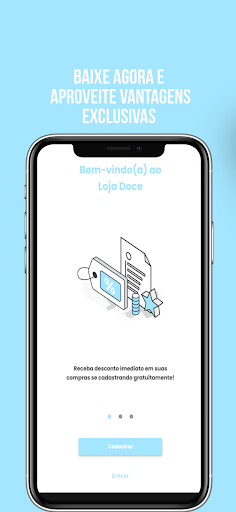 Android application Loja Doce screenshort