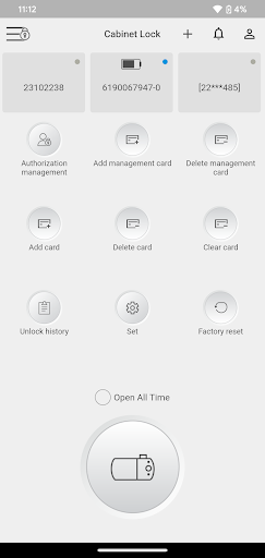 Android application Cabinet Lock AI screenshort