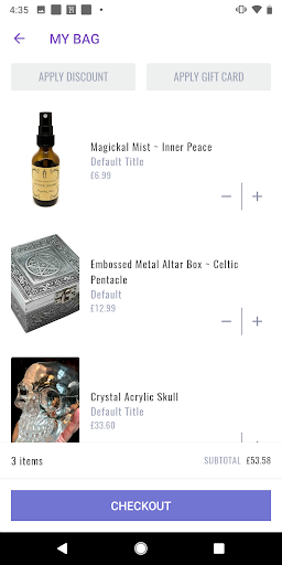 MoonChild Spiritual Emporium Screen 2