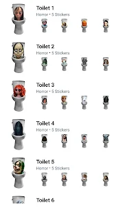 Sticker Toilet